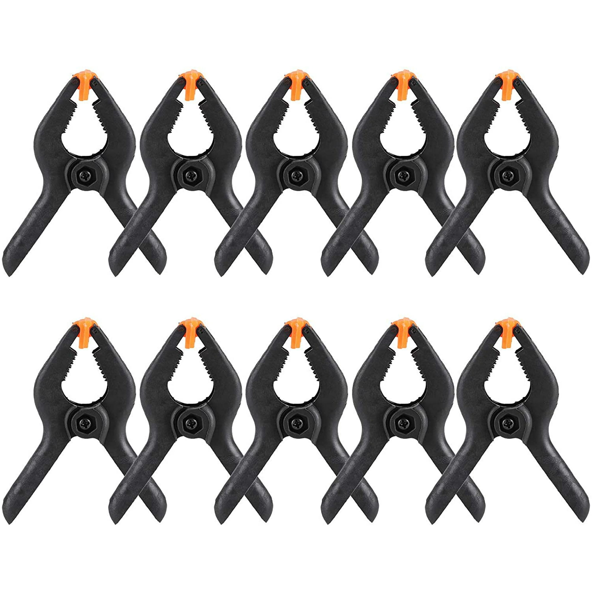 A Type Plastic Spring Clamp Black 3inch 10pcs Spring Clamp Multifunctional for Wood Module A Type Plastic Spring Clamp Black 3inch 10pcs Spring Clamp Multifunctional for Wood Module